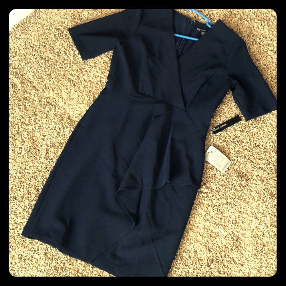 NWT Maggy London Navy Blue Dress